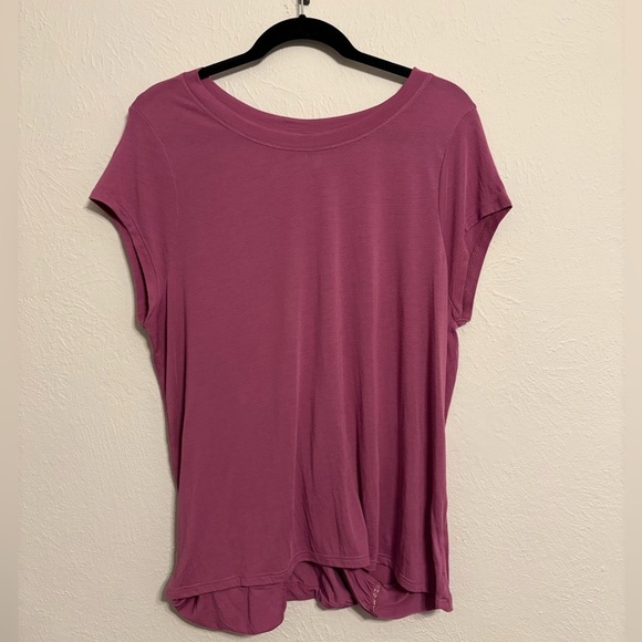 Zella Short Sleeve Mauve Tee - Picture 1 of 3